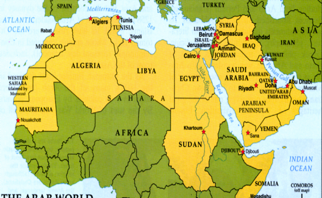 دولة عربية اكبر ترتيب أكبر